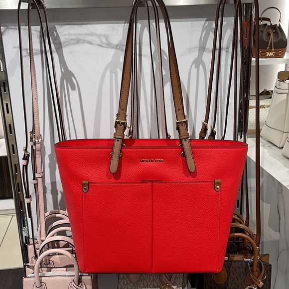 MICHAEL KORS JET SET TRAVEL MEDIUM DOUBLE POCKET TOTE NON-LEATHER VEGAN
NWT - Picture 6 of 16